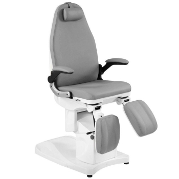 FOTEL PODOLOGICZNY ELEKTR. AZZURRO 709A 3 SILN. SZARY Activ  Q@d